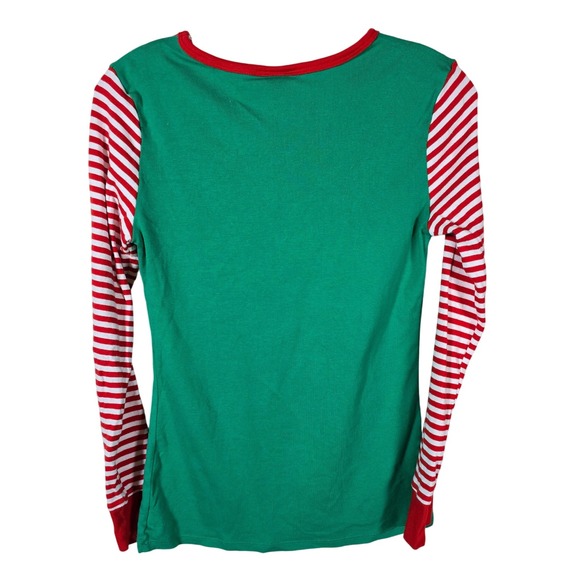 Red Elf Pajama 2 pc. Set Long Sleeve Shirt Pants Christmas Medium UNISEX Target - Picture 7 of 10